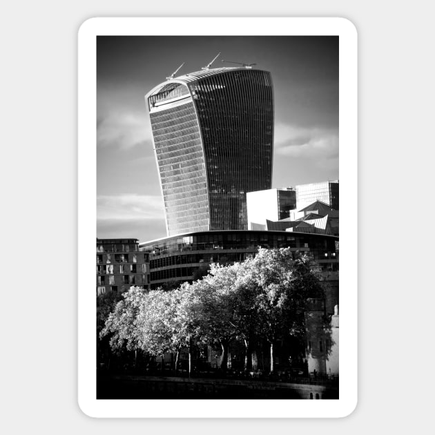 20 Fenchurch Street Walkie-Talkie Building London Sticker by AndyEvansPhotos